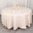 thumbnail image 1 of Efavormart 108" Seamless Premium Polyester Table Linens Round Commercial Grade Tablecloth For Wedding Banquet Restaurant - Blush Rose Gold, 1 of 11
