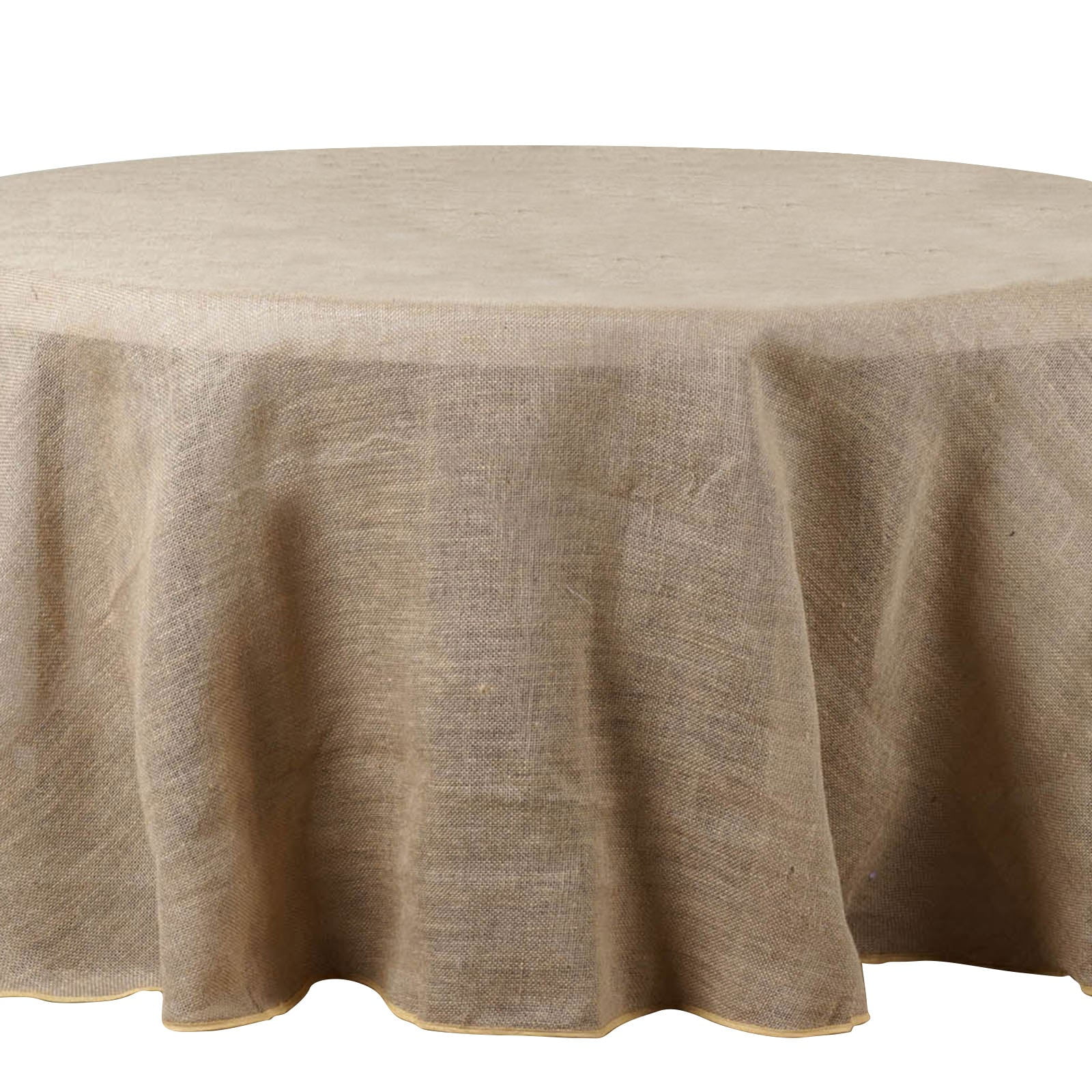 Efavormart 108" Wholesale Natural Rustic Burlap Tablelinens Jute Round ...