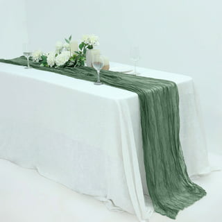 Byher Dried Moss Table Runner for Party Garden Decoration, Dark Green 30cm x 180cm 12 x 71