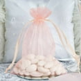 thumbnail image 1 of Efavormart 10PCS BLUSH Organza Gift Bag Drawstring Pouch Wedding Favors Bridal Shower Treat Jewelry Bags - 5"x7", 1 of 11