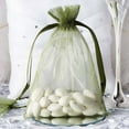 thumbnail image 1 of Efavormart 10PCS MOSS/WILLOW Organza Gift Bag Drawstring Pouch Wedding Favors Bridal Shower Treat Jewelry Bags - 5"x7", 1 of 11