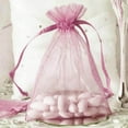 thumbnail image 1 of Efavormart 10PCS PINK Organza Gift Bag Drawstring Pouch Wedding Favors Bridal Shower Treat Jewelry Bags - 5"x7", 1 of 11