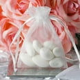 thumbnail image 1 of Efavormart 10PCS WHITE Organza Gift Bag Drawstring Pouch Wedding Favors Bridal Shower Treat Jewelry Bags - 3"x4", 1 of 11