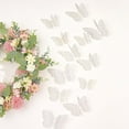thumbnail image 1 of Efavormart 12 Pack | 3D White Butterfly Wall Decals DIY Removable Mural Stickers Cake Decorations, 1 of 10