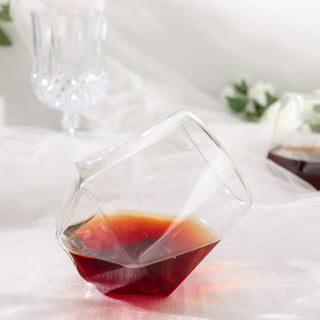 Visions 12 oz. Heavy Weight Clear Plastic Stemless Wine Glass - 16/Pack