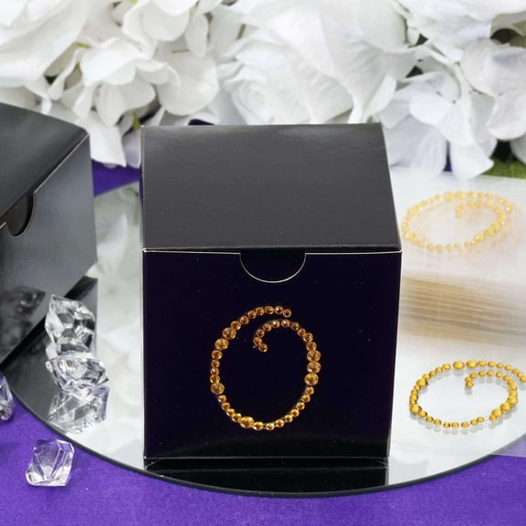 Efavormart 12 Pack Self Adhesive Gold Diamond Crystal Letter Rhinestones Stickers For Favor Box Gift Bag Decor - O