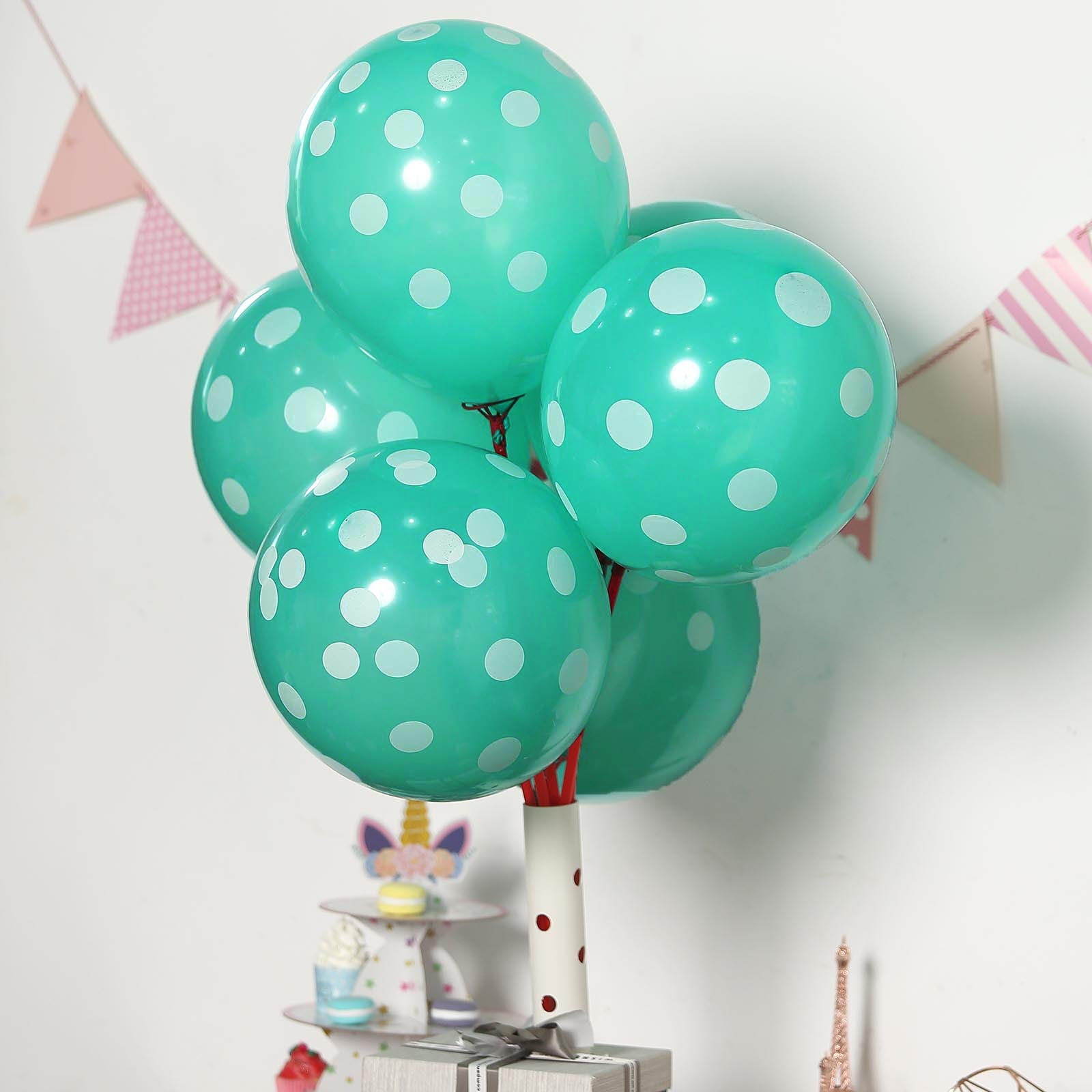 Efavormart 12" SENSATIONAL Polkadot Latex Balloons Wedding Decorations Birthday Party New Year