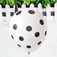 thumbnail image 1 of Efavormart 12" SENSATIONAL Polkadot Latex Balloons Wedding Event Decorations Birthday Party New Year Party Supplies - White 25/pk, 1 of 11