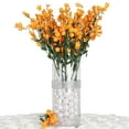 thumbnail image 1 of Efavormart 12 bushes BABY BREATH Artificial FILLER FLOWERS for DIY Wedding Bouquets Centerpieces Party Home Decoration - Orange, 1 of 7