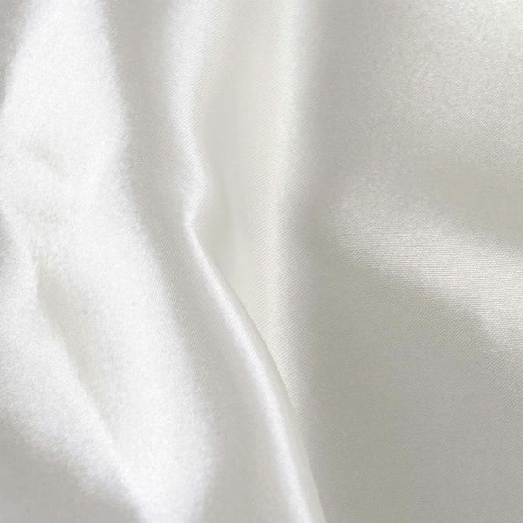 Efavormart 12" x 10 Yards Satin Fabric Party DIY Craft For Wedding Birthday Party Dance Banquet Event Decoration Supplies - Ivory