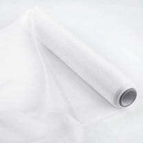 Efavormart 12" x 10 yds Chiffon Fabric  Bolt For Ceiling Decoration Wedding Party Event Table Decoration Supply - White