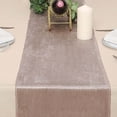 thumbnail image 1 of Efavormart 12" x 107" Mauve Premium Velvet Table Runner For Wedding Party Decor, 1 of 6