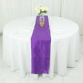thumbnail image 1 of Efavormart 12" x 108" Purple Accordion Crinkle Taffeta Table Runner - Impeccable Metallic Glint of Lustrous - Perfect for Wedding Ceremonies, Parties, Upscale Occasions, and Special Events, 1 of 11