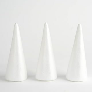 Foam Cone DIY Blank Modelling Styrofoam Christmas Tree Cone Craft Cone for  Kids