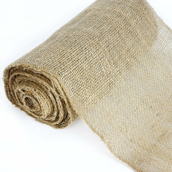 Efavormart 12"x10 Yards Natural Jute Burlap Fabric Roll, DIY Craft Fabric