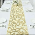 thumbnail image 1 of Efavormart 12"x108" Gold Leaf Vine Embroidered Sequin Mesh Like Table Runner, 1 of 11