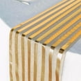 thumbnail image 1 of Efavormart 12"x108" Gold Striped Burlap Table Runner, Wrinkle Resistant Linen Table Runner, 1 of 10
