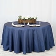 thumbnail image 1 of Efavormart 120" Dark Blue Faux Denim Polyester Round Tablecloth For Wedding Party Banquet Restaurant, 1 of 9
