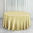 thumbnail image 1 of Efavormart 120 Inch Satin Round Tablecloth, Washable Linen Table Cover, Decorative Silky Fabric for Wedding, Party, Banquet Events - Champagne, 1 of 11