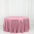 thumbnail image 1 of Efavormart 120" Wholesale Premium Pink Table Cover Sparkly SEQUIN Round Tablecloth For Wedding Banquet Party Home Decor, 1 of 11