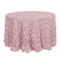 Efavormart 120" Wholesale Round Table Cover BLUSH Grandiose Rosette 3D ...