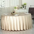 thumbnail image 1 of Efavormart 120" Wholesale Round Tablecloth Champagne Premium Velvet Round Tablecloth For Wedding Party Events, 1 of 2
