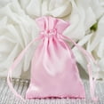 thumbnail image 1 of Efavormart 12PCS PINK Satin Gift Bag Drawstring Pouch Wedding Favors Bridal Shower Candy Jewelry Bags - 3"x4", 1 of 10
