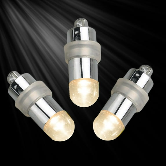Efavormart 12pcs Warm White Bullet Leds With String|Waterproof Balloon Lights Vase LEDs