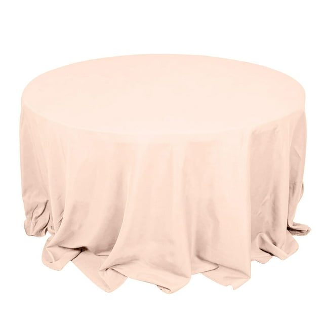 Efavormart 132" Blush Rose Gold 200 GSM Seamless Premium Polyester ...