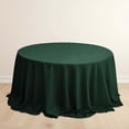 thumbnail image 1 of Efavormart 132" Hunter Emerald Green Premium Scuba Round Tablecloth, Wrinkle Free Polyester Seamless Tablecloth, 1 of 10