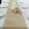 thumbnail image 1 of Efavormart 14"x108" Natural Boho Chic Rustic Table Runner Linen Jute Burlap Decor, 1 of 11