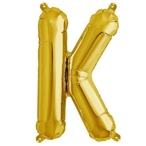 Efavormart 16" Shinny Gold Foil Balloons Letter Balloons For Wedding Party Decorations Graduation New Year Eve Party Supplies - K
