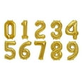 thumbnail image 1 of Efavormart 16" Shiny Metallic Gold Mylar Foil Alphabet Letter and Number Balloons, 1 of 10