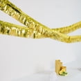 thumbnail image 1 of Efavormart 16FT Metallic Gold Foil Tassel Fringe Backdrop Banner, Tinsel Garland Decor, 1 of 11