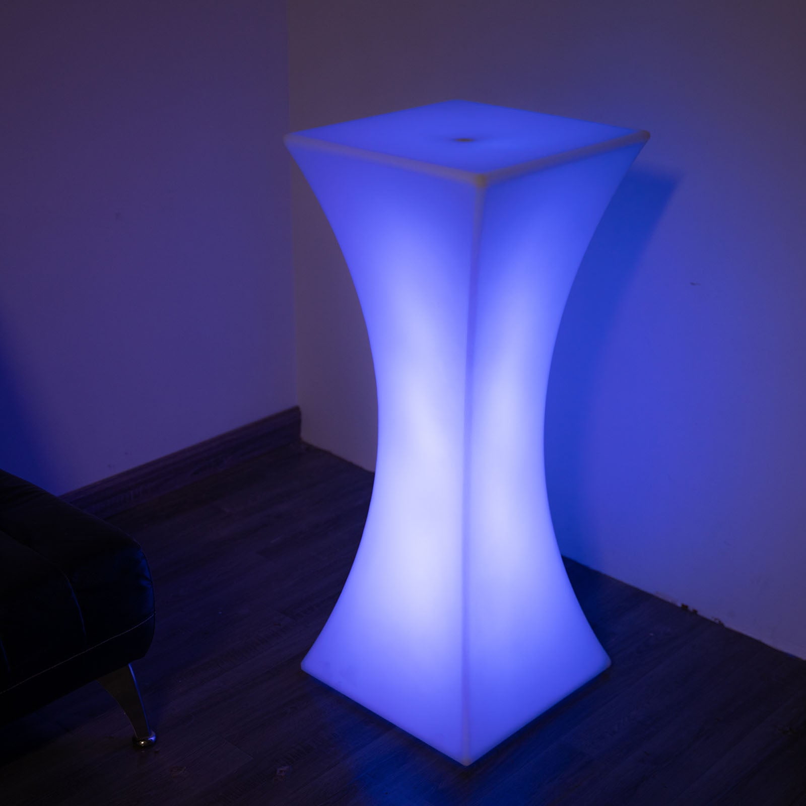 Efavormart 18"x43" Cordless LED Rechargeable Light Up Cocktail Table Furniture - Color Changing, Waterproof with Accessory Bag