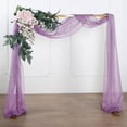 Efavormart 18Ft Violet Amethyst Sheer Organza Curtain Panels, Window ...
