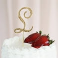 thumbnail image 1 of Efavormart 2.5" Tall Gold Shinny Rhinestone Letters Cake Toppers For Wedding Birthday Party Special Event Decorations - Letter L, 1 of 10