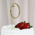 thumbnail image 1 of Efavormart 2.5" Tall Gold Shinny Rhinestone Letters Cake Toppers For Wedding Birthday Party Special Event Decorations - Letter O, 1 of 10