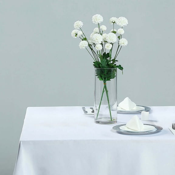 Efavormart 2 Bushes - 33" Ivory Chrysanthemum Flower Stem, Artificial Silk Flower Spray - Perfect for Wedding, Anniversary, Birthday, Gathering, Bouquets, Celebrations, Centerpieces