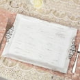 thumbnail image 1 of Efavormart 2 PCS - 14"x10" Antique White Square Decorative Plastic Serving Trays With Embossed Rims, 1 of 11