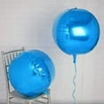 thumbnail image 1 of Efavormart 2 Pack 18" Royal Blue Aluminum Foil Round Sphere Balloon Wholesale 4D  Mylar Balloons, 1 of 10