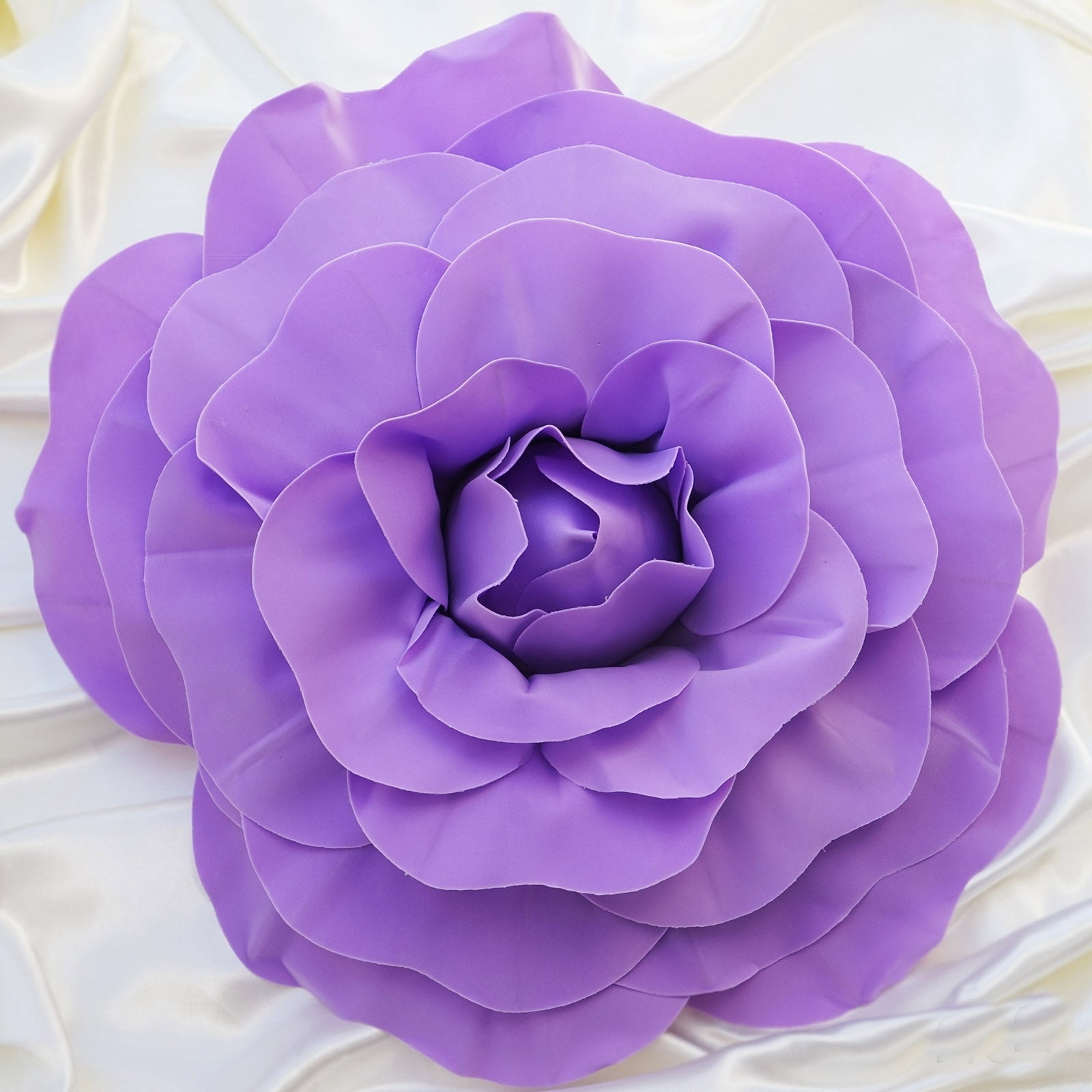 Efavormart 2 Pack 20” 3D Craft Rose Lavender Real Feel Foam Rose for ...