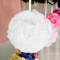 thumbnail image 1 of Efavormart 2 Pack | 7" WHITE Flower Ball Silk Rose Pomander Kissing Ball, 1 of 10