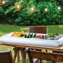 Efavormart 2 Pack Inflatable Cooler Buffet Serving Bar For BBQ Picnic Pool Party - 50"L x 24"W