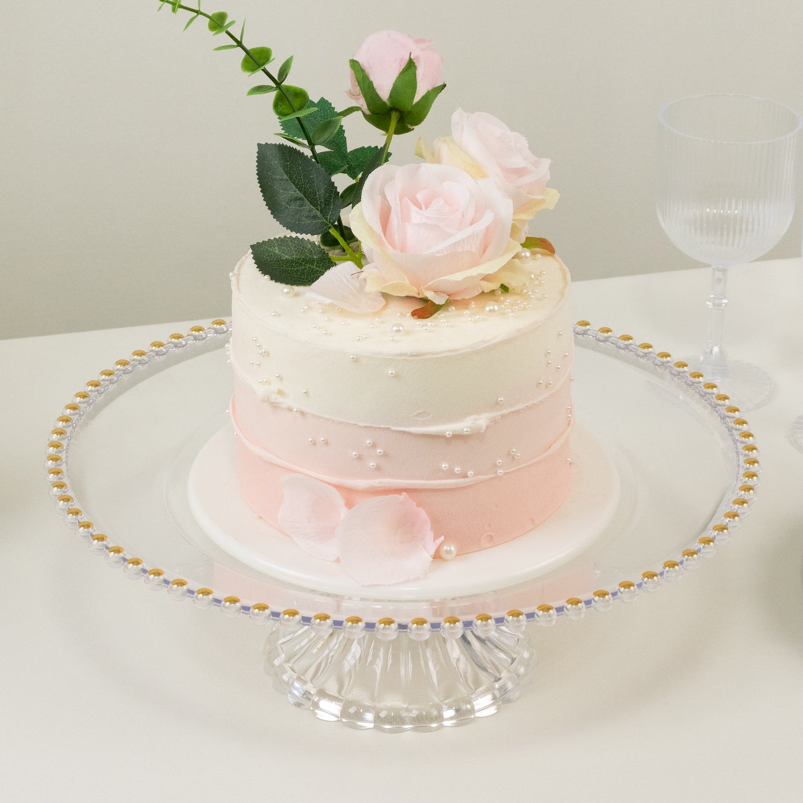 Clear Plastic Heart Cake Top Stand Accessory – Cake Decorating
