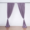 thumbnail image 1 of Efavormart 2 Pack | Violet Amethyst Fire Retardant Scuba Polyester Curtain Panel Backdrops Wrinkle Free With Rod Pockets - 10ftx10ft, 1 of 10