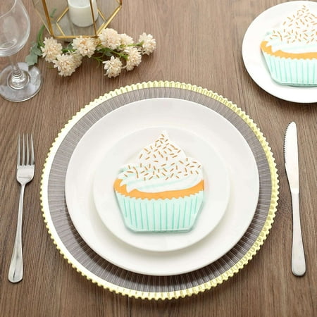 Efavormart 20 PCS | Cupcake Beverage Cocktail Napkins, Disposable Paper Napkins - 11"x9"