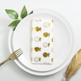 thumbnail image 1 of Efavormart 20 Pack 3 Ply Metallic Gold Pineapple Paper Napkins Wedding Cocktail Napkins Dinner Napkins, 1 of 5