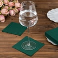 thumbnail image 1 of Efavormart 20 Pack | Hunter Emerald Green Soft Linen-Feel Airlaid Paper Beverage Napkins, Highly Absorbent Disposable Cocktail Napkins, 1 of 5