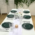 thumbnail image 1 of Efavormart 20-Pack Hunter Green Reef Design Plastic Plates – 7" Dessert & Appetizer Party Plates – Elegant Disposable Tableware, 1 of 4